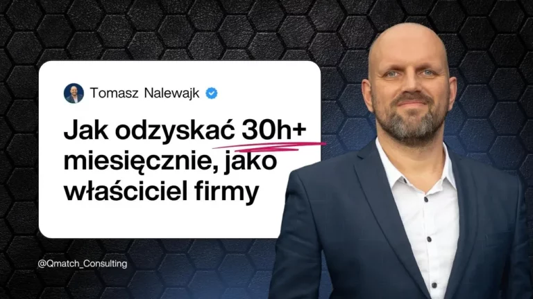 Jak odzyskać 30h+ miesięcznie, jako właściciel firmy